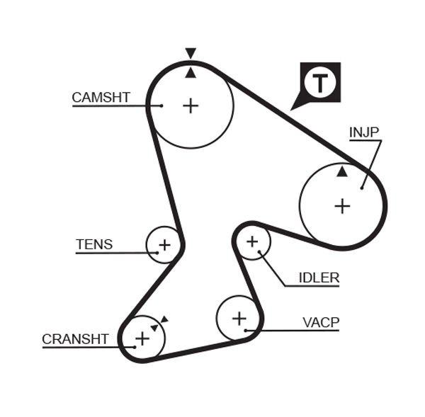 Timing Belt - 5040 GATES