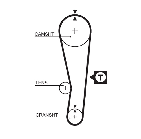 Timing Belt - 5122 GATES