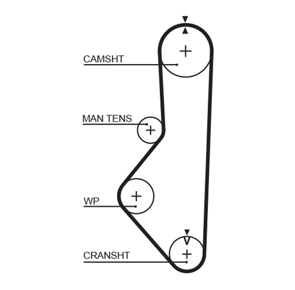 Timing Belt - 5149XS GATES