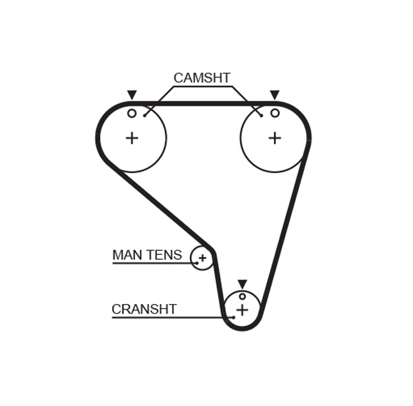 Cinghia dentata - 5266XS GATES