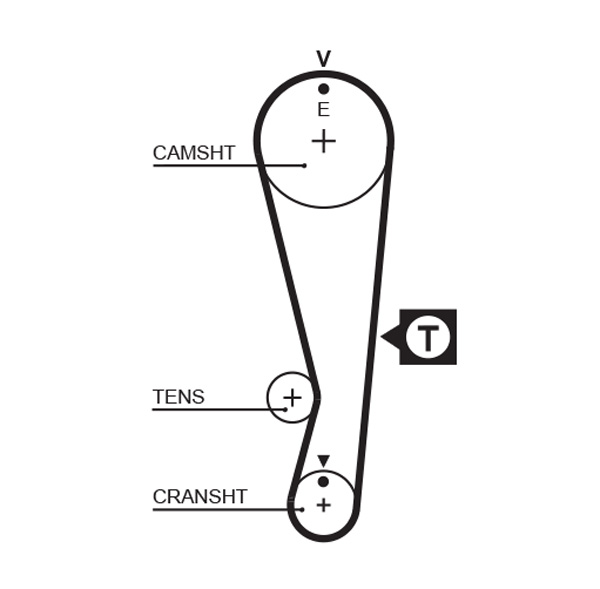 Timing Belt - 5318XS GATES