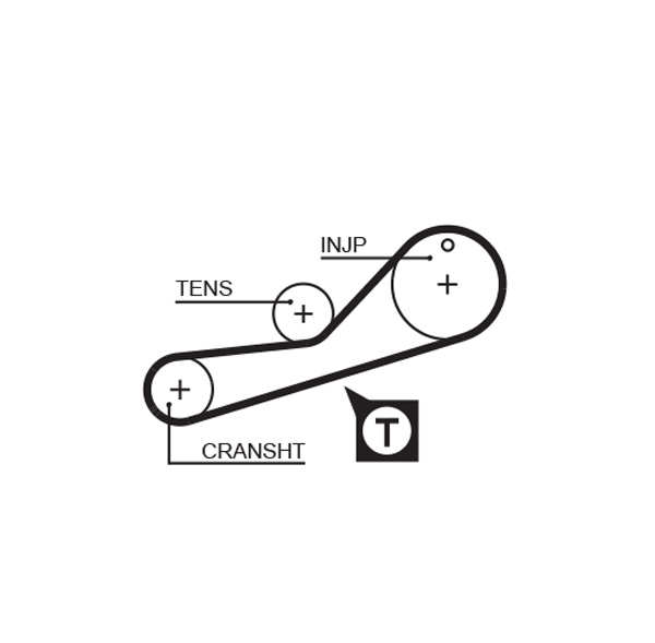 Timing Belt - 5452XS GATES