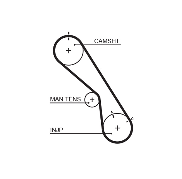 Timing Belt - 5474XS GATES