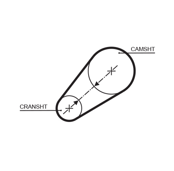 Timing Belt - 5498XS GATES
