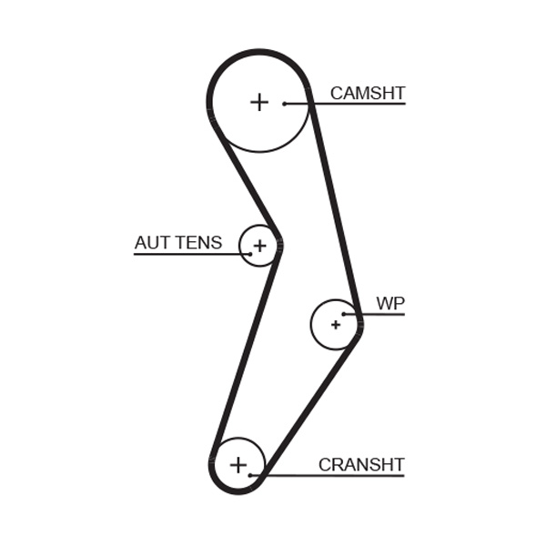 Timing Belt - 5503XS GATES