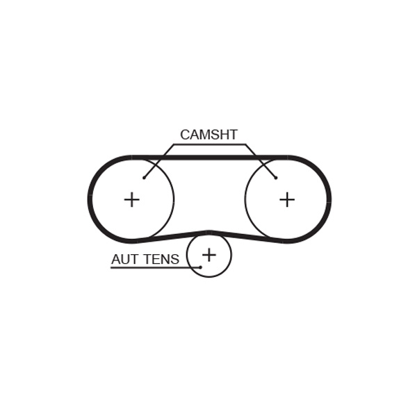 Timing Belt - 5516XS GATES