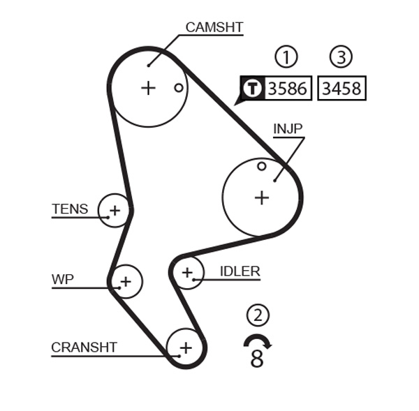Cinghia dentata - 5524XS GATES