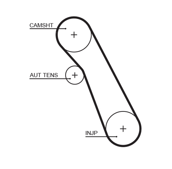 Timing Belt - 5541XS GATES