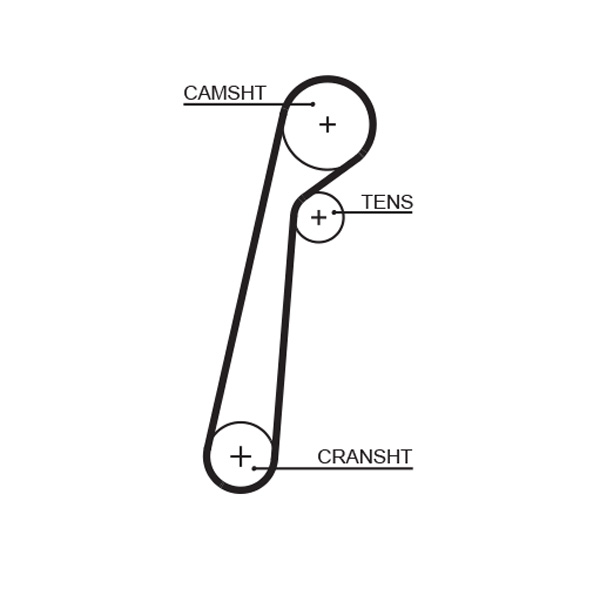 Timing Belt - 5652XS GATES