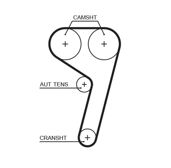 Timing Belt - 5669XS GATES