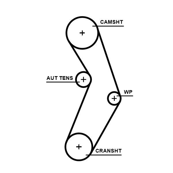 Timing Belt - 5673XS GATES