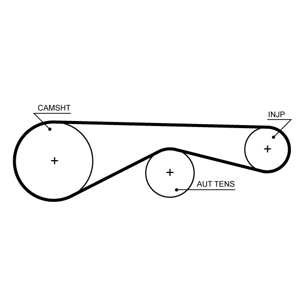 Timing Belt - 5704XS GATES