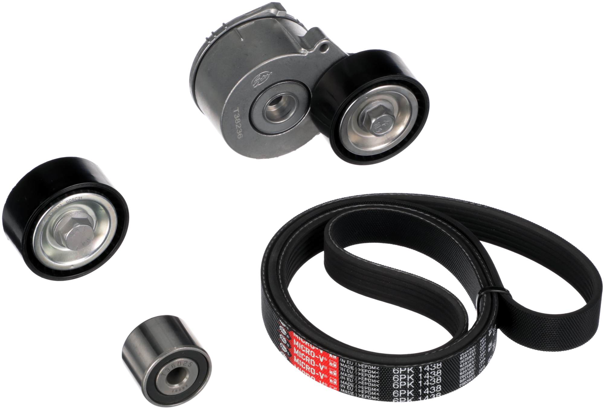V-Ribbed Belt Set - K016PK1438 GATES