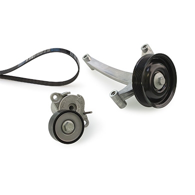 V formos rumbuotas diržas, komplektas - K096PK1130 GATES