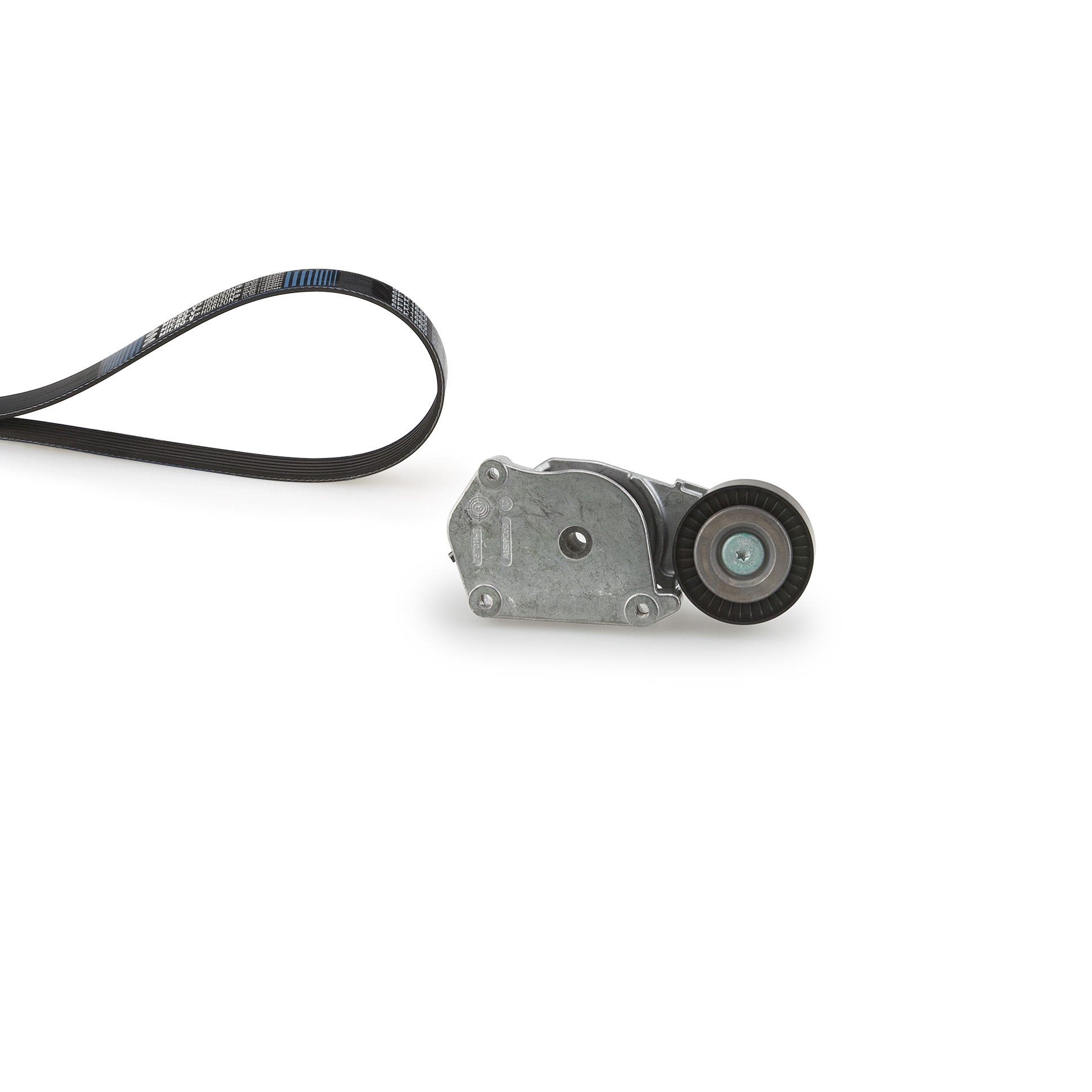 V formos rumbuotas diržas, komplektas - K126PK893 GATES