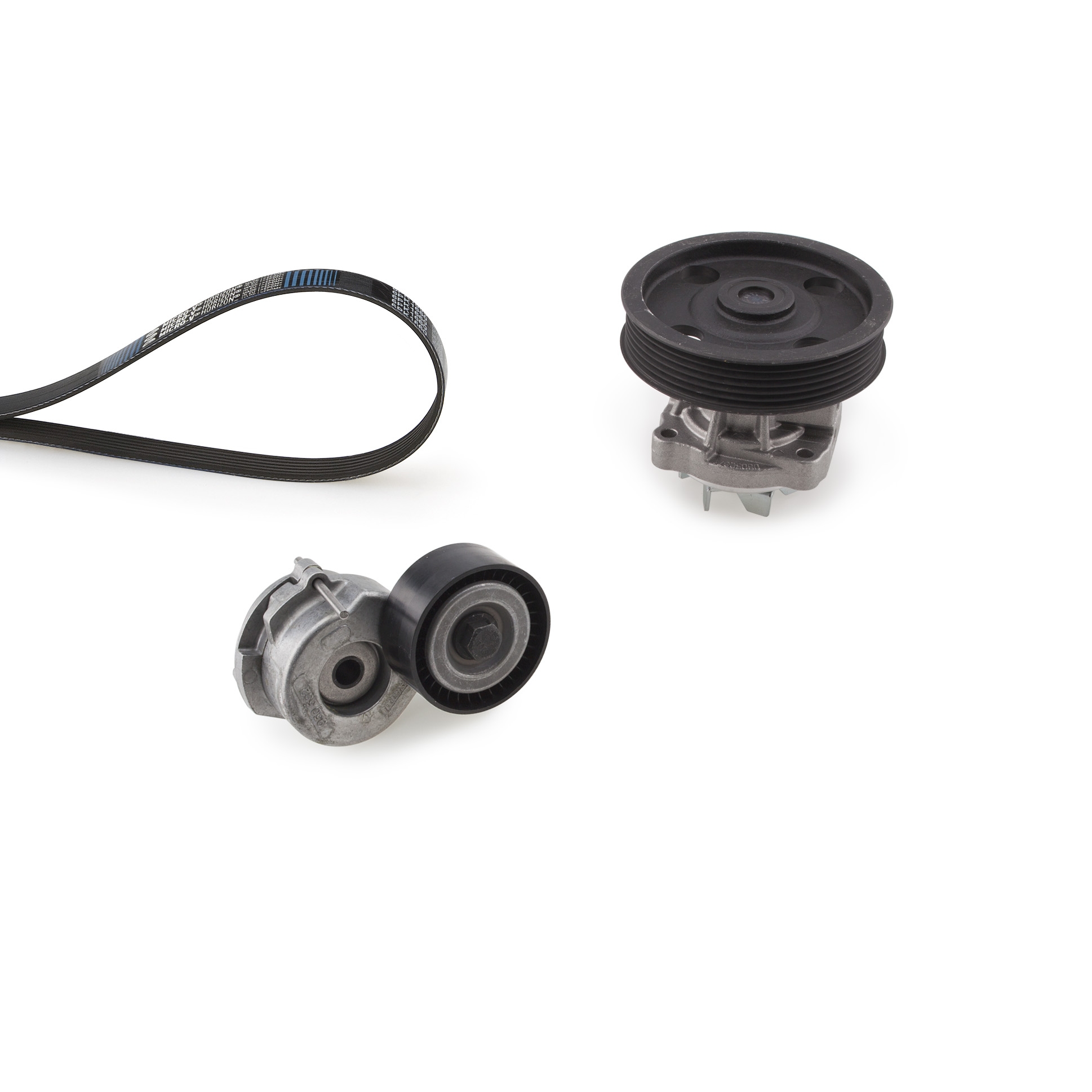 Water Pump + V-Ribbed Belt Set - KP26PK1183 GATES