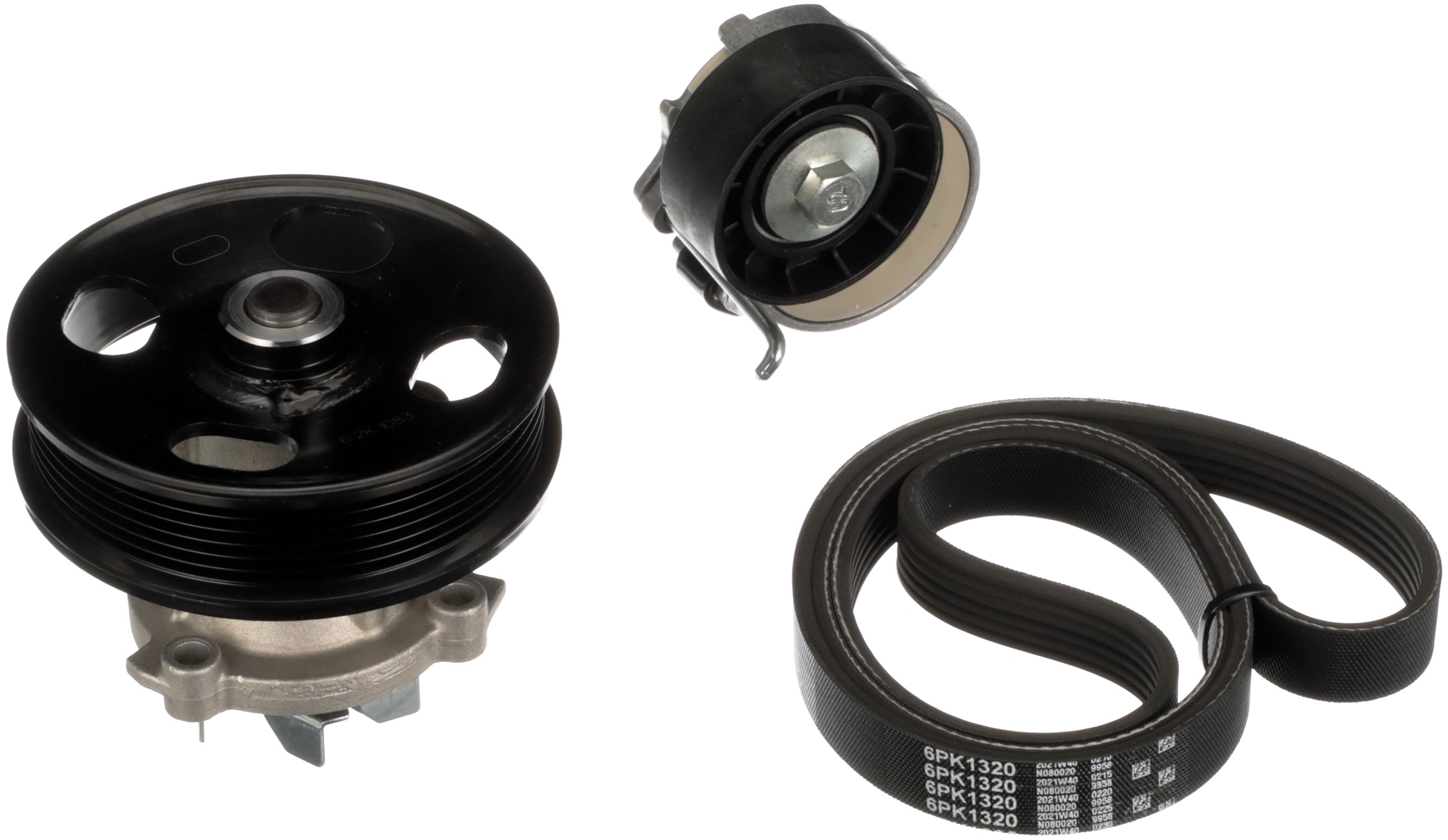 Water Pump + V-Ribbed Belt Set - KP26PK1320 GATES