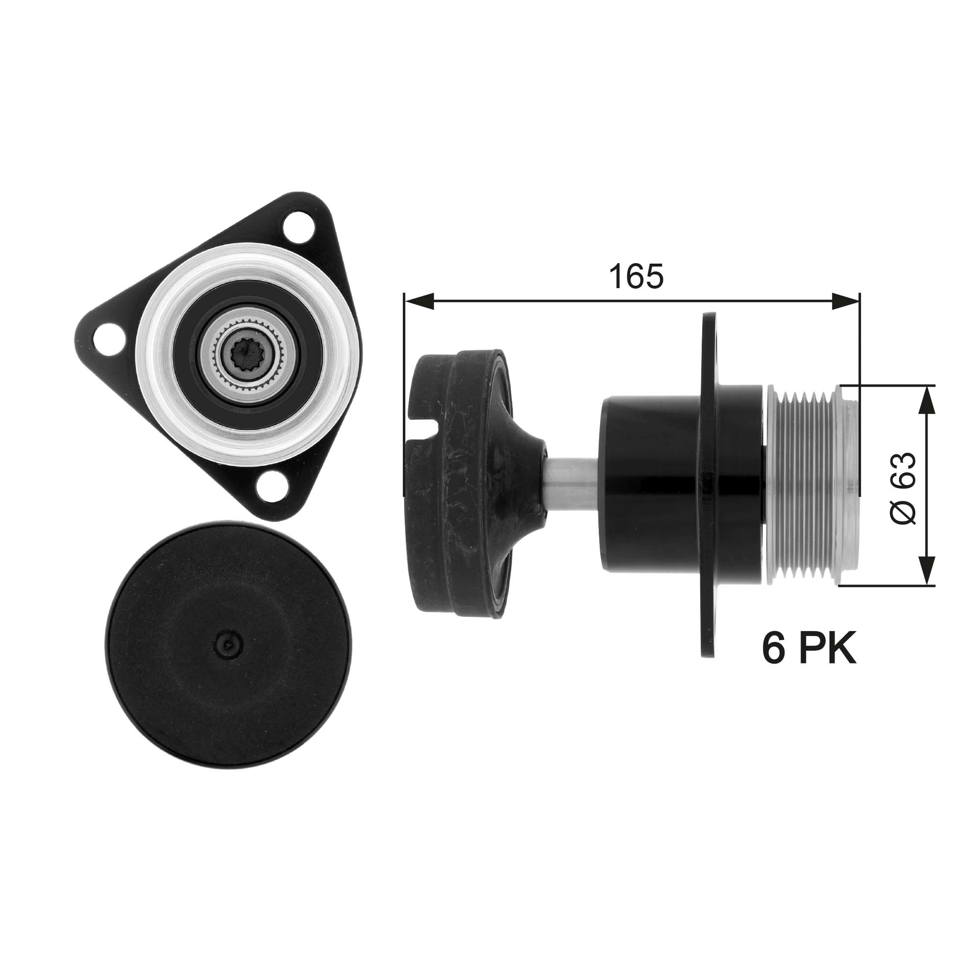 Alternator Freewheel Clutch - OAP7050 GATES
