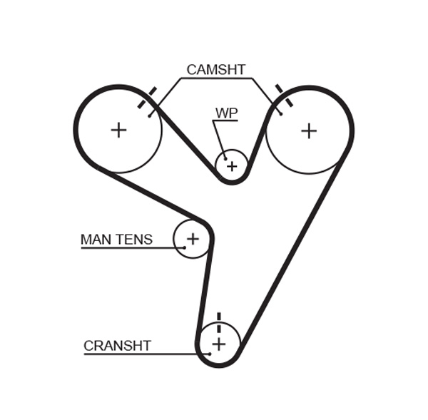 Timing Belt - T279 GATES