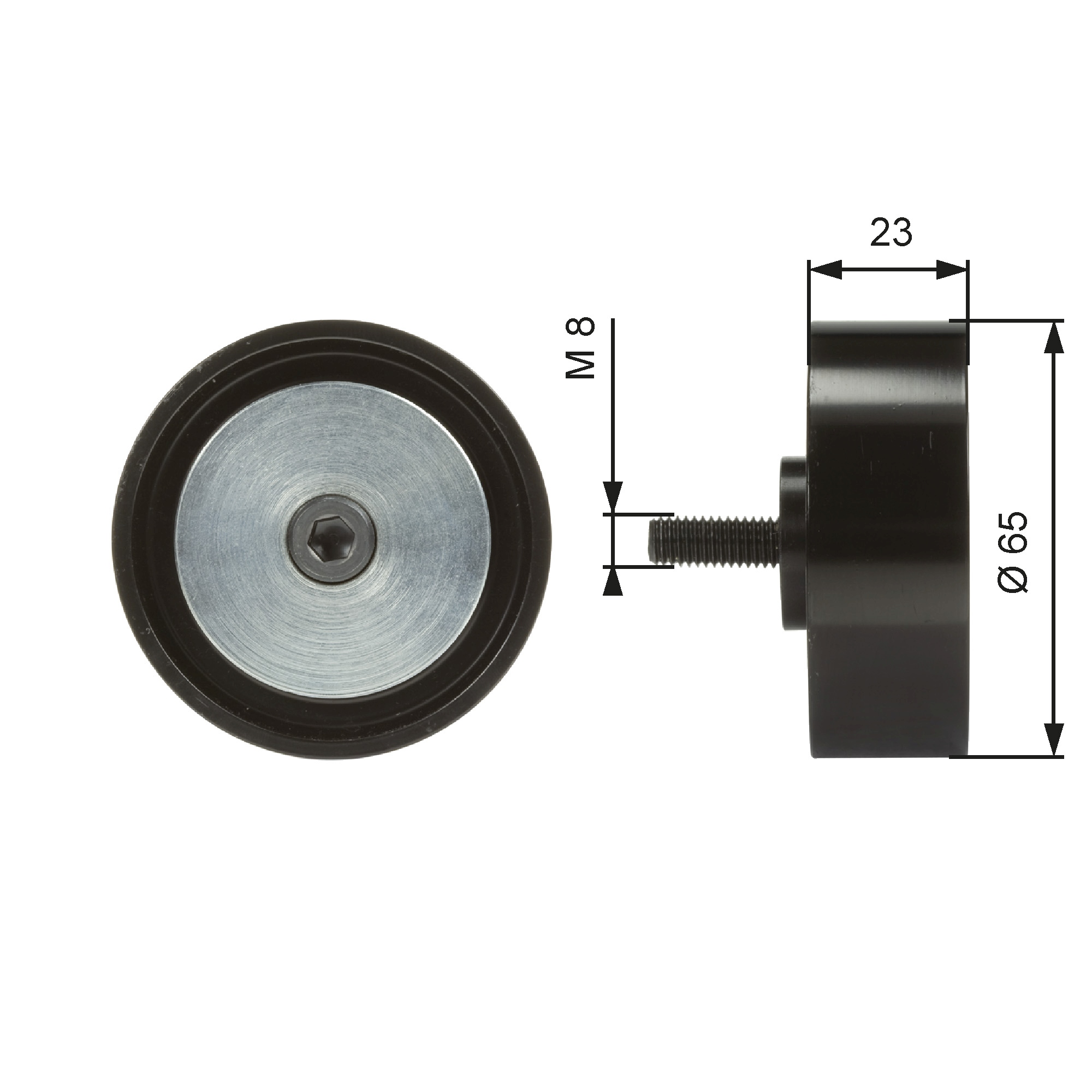Galoppino/Guidacinghia, Cinghia Poly-V - T36082 GATES