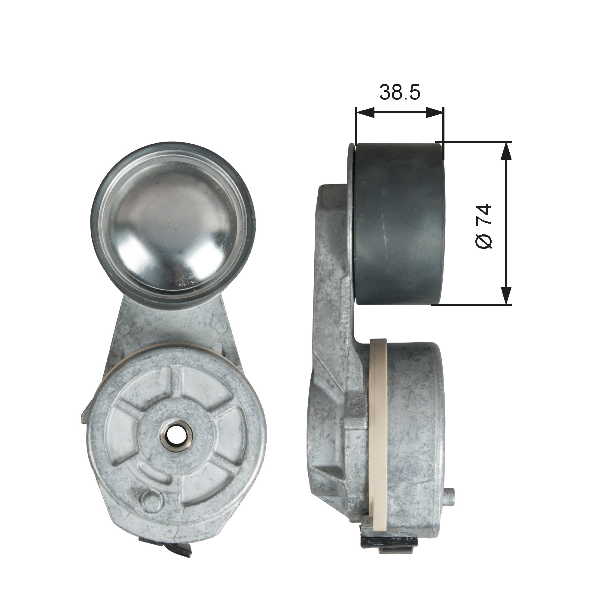 Belt Tensioner, V-ribbed belt - T38713 GATES
