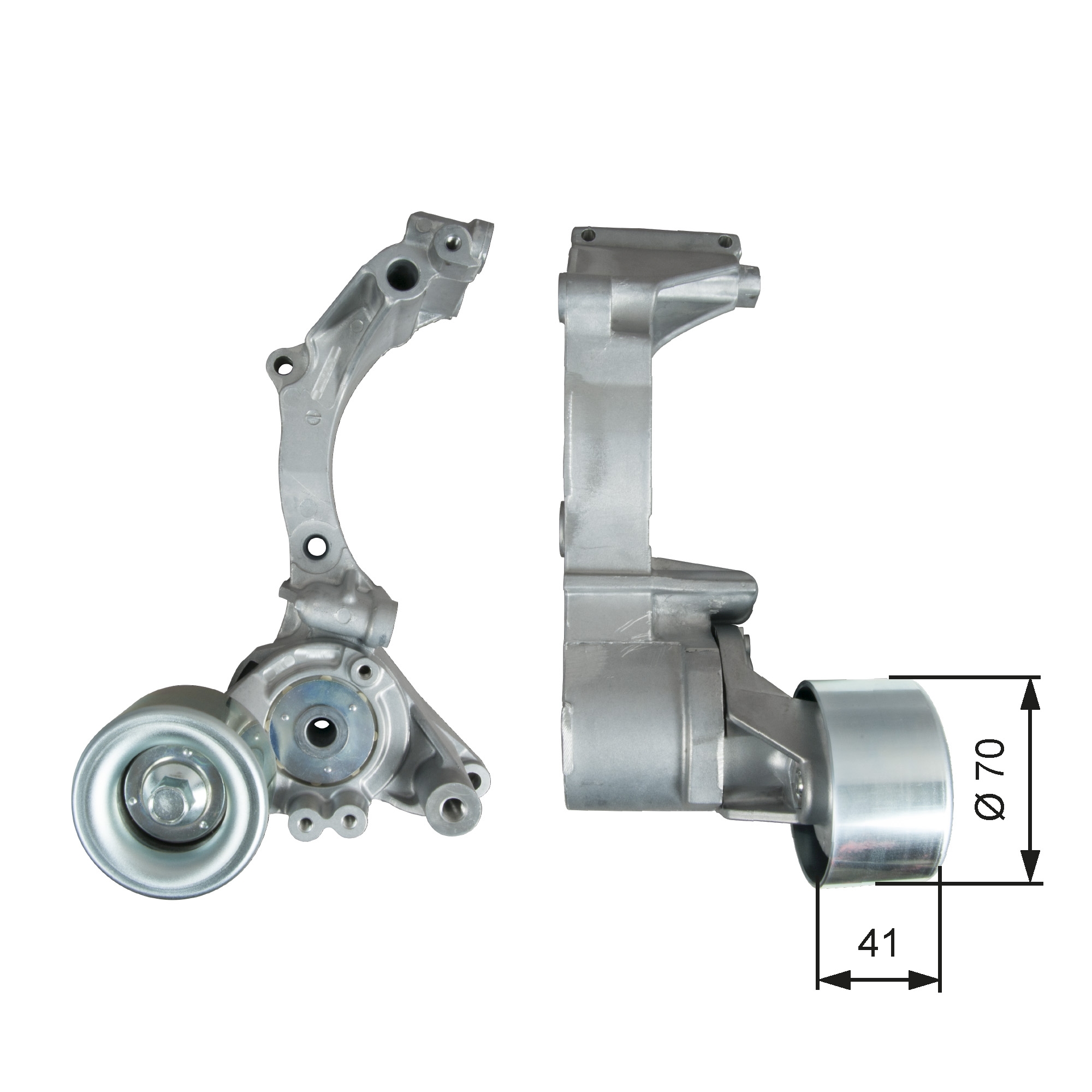 Belt Tensioner, V-ribbed belt - T39296 GATES
