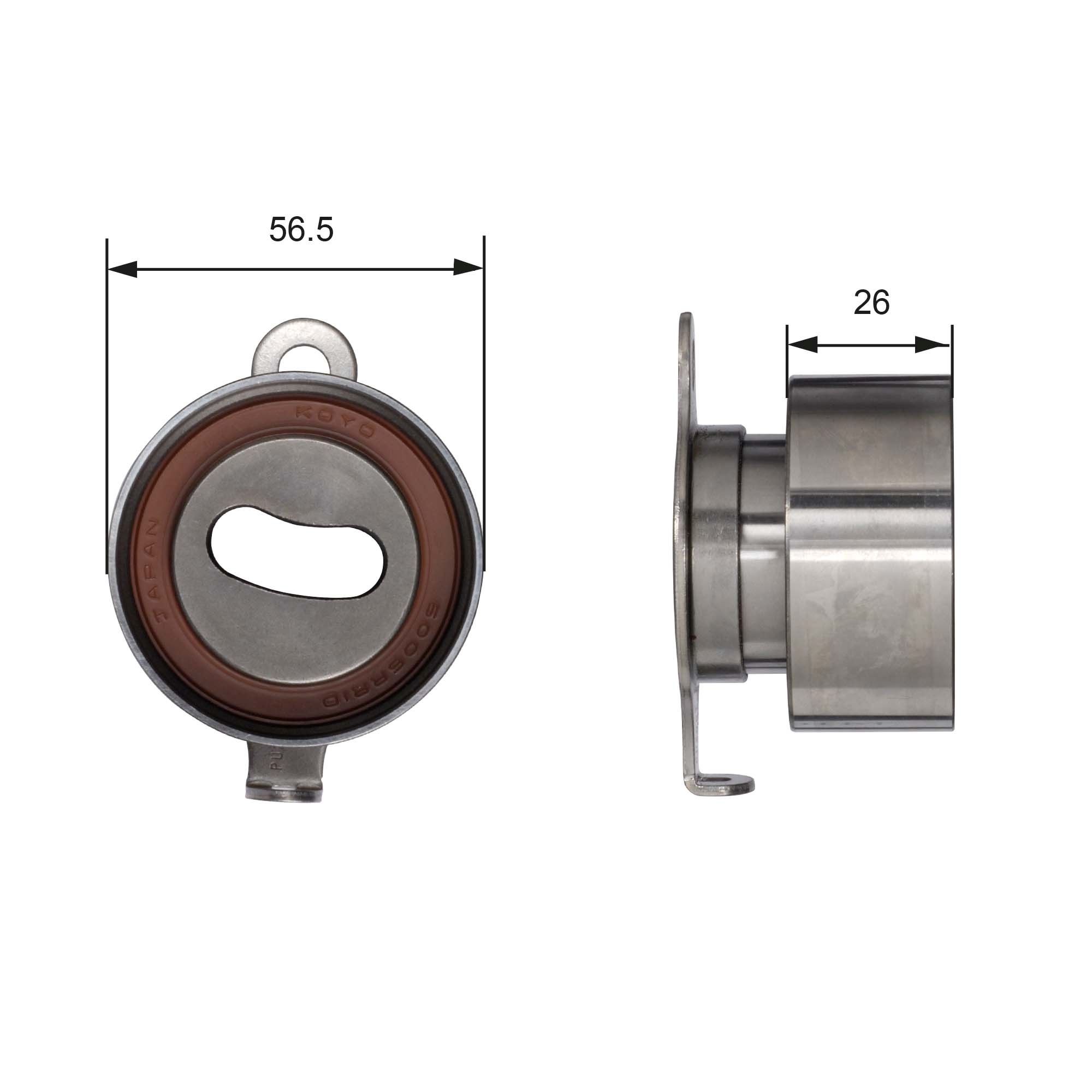 Rullo tenditore, Cinghia dentata - T41011 GATES