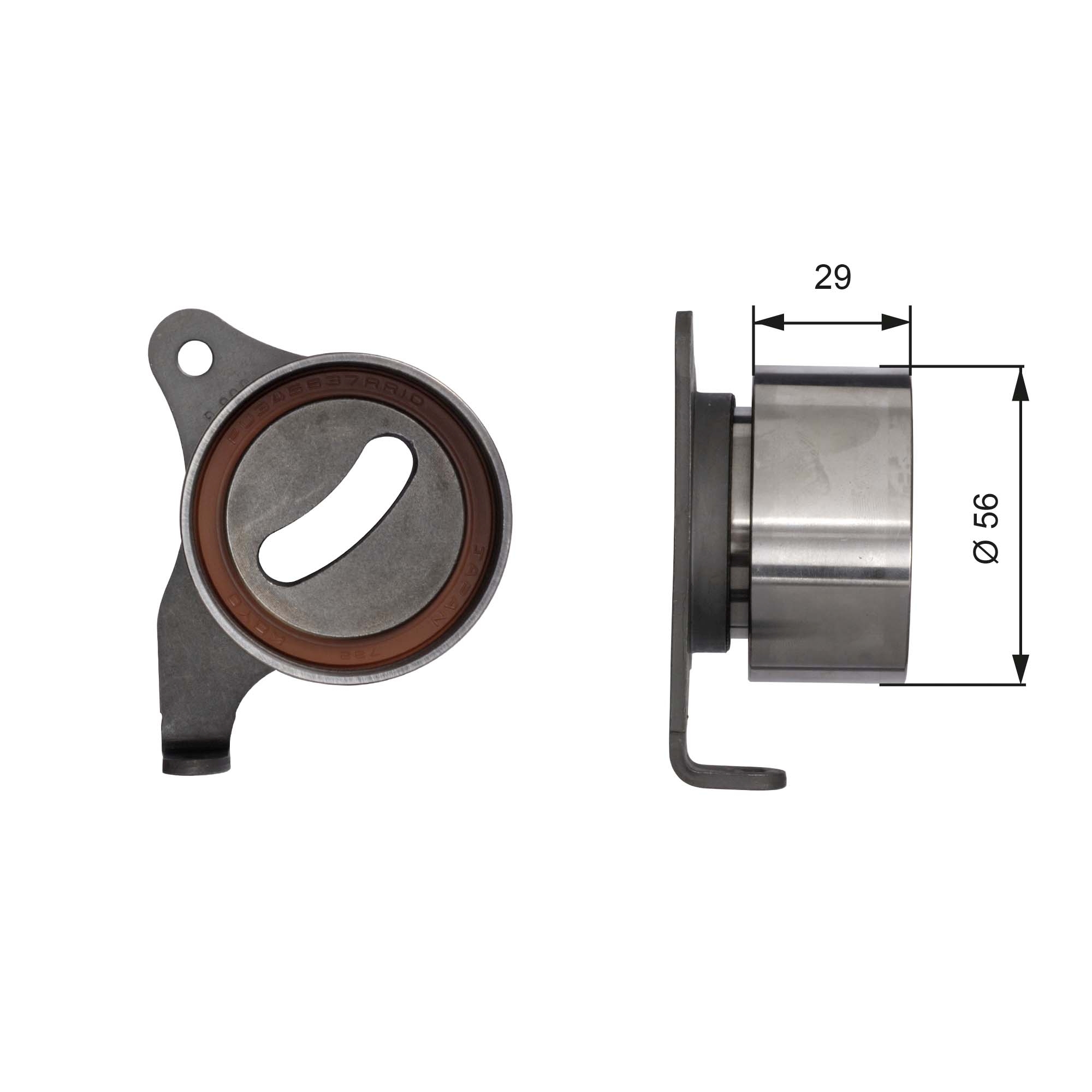 Tensioner Pulley, timing belt - T41071 GATES