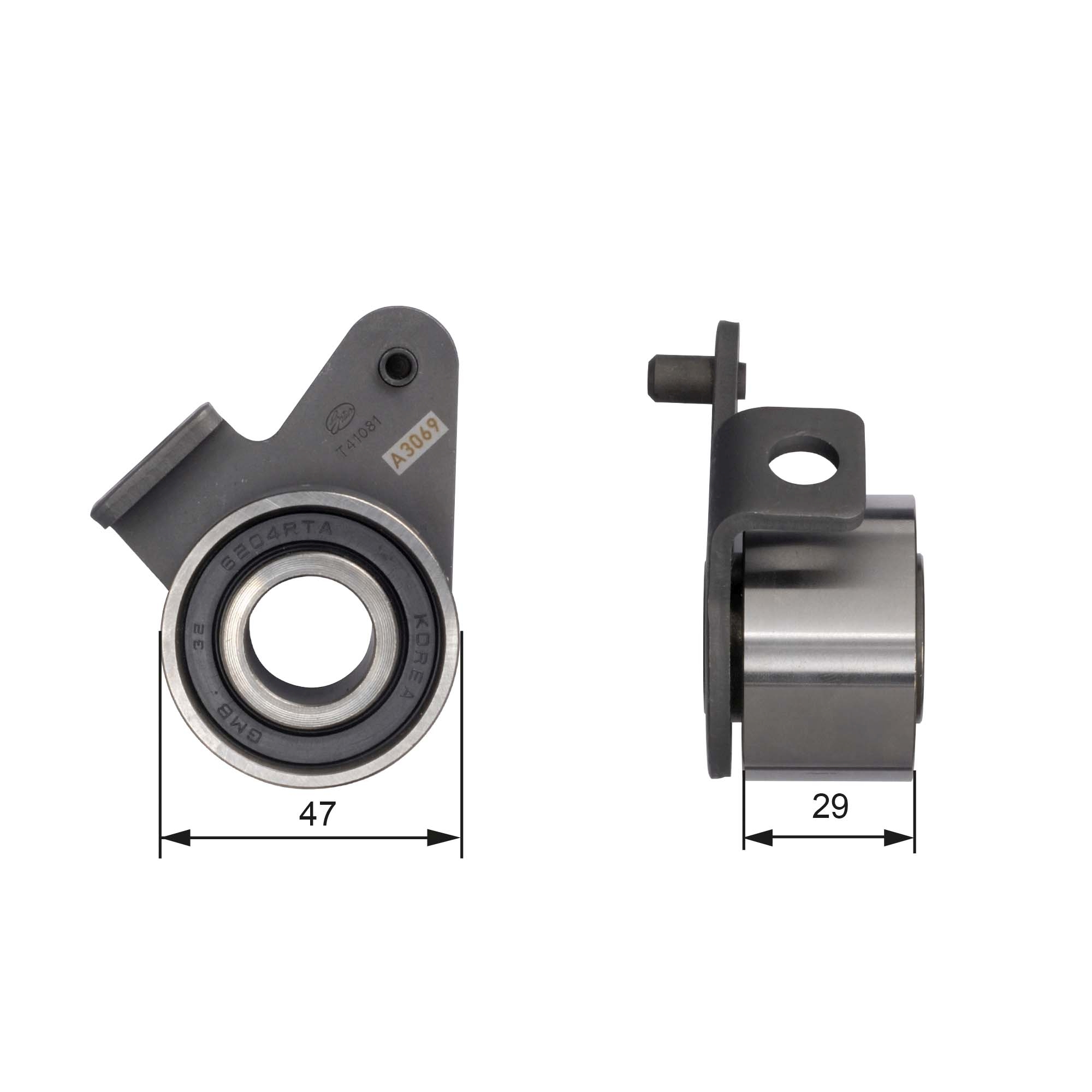 Rullo tenditore, Cinghia dentata - T41081 GATES