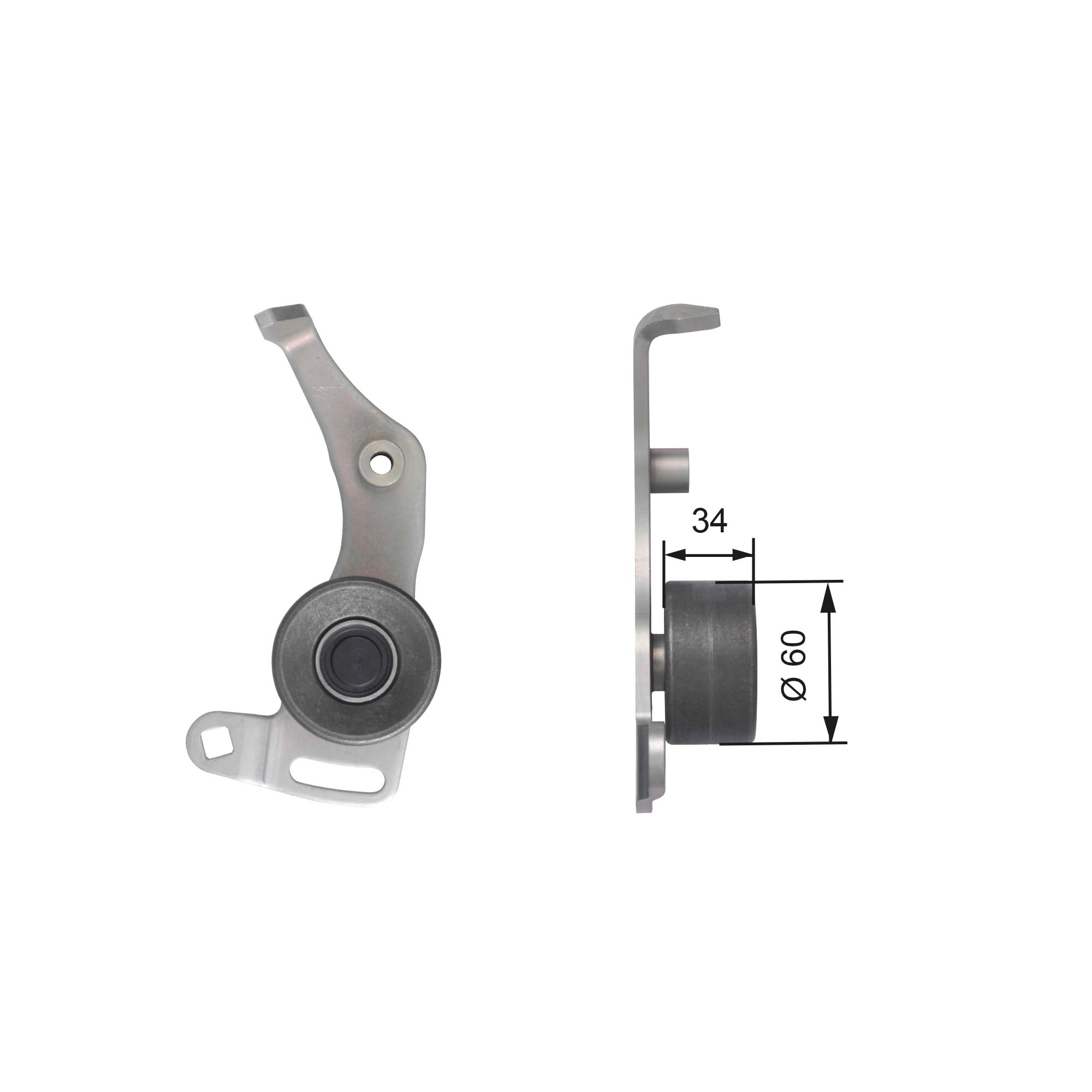 Tensioner Pulley, timing belt - T41138 GATES