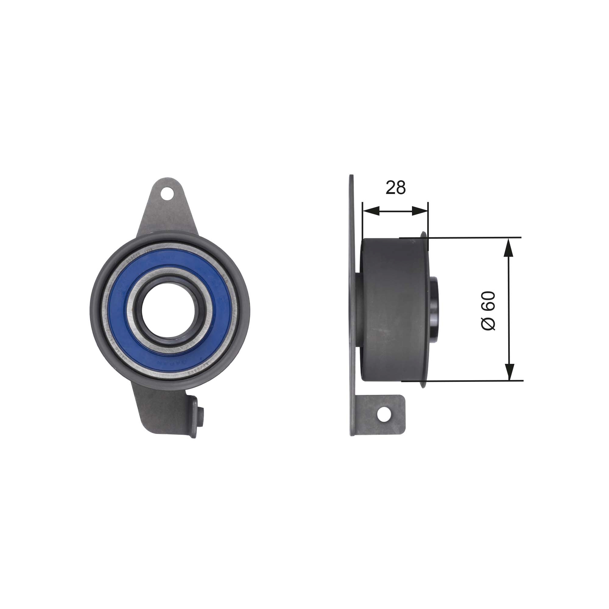 Rullo tenditore, Cinghia dentata - T41144 GATES