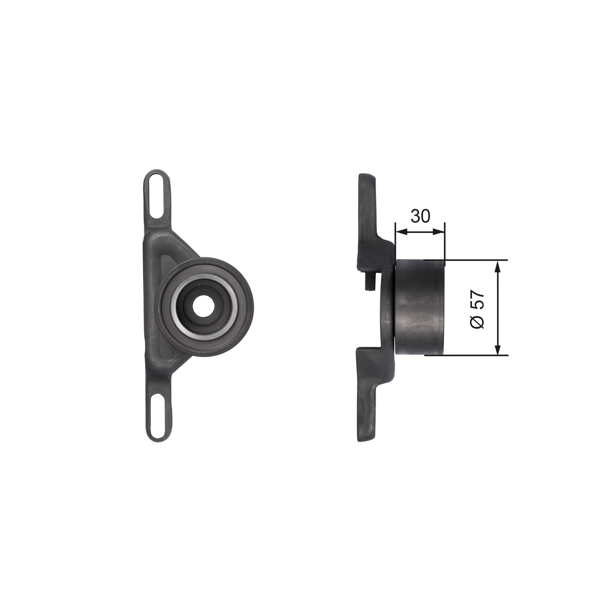 Tensioner Pulley, timing belt - T41147 GATES
