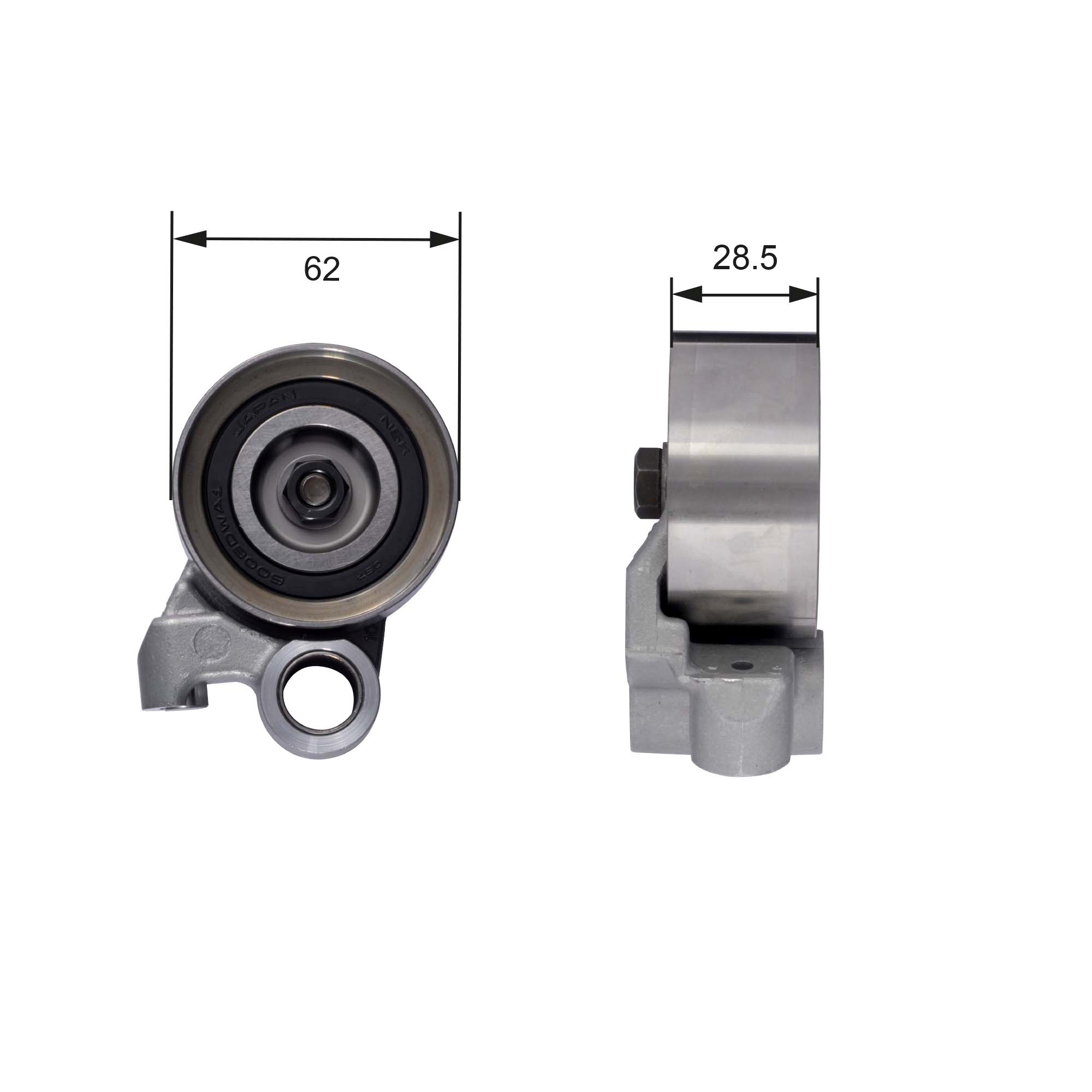 Tensioner Pulley, timing belt - T41183 GATES