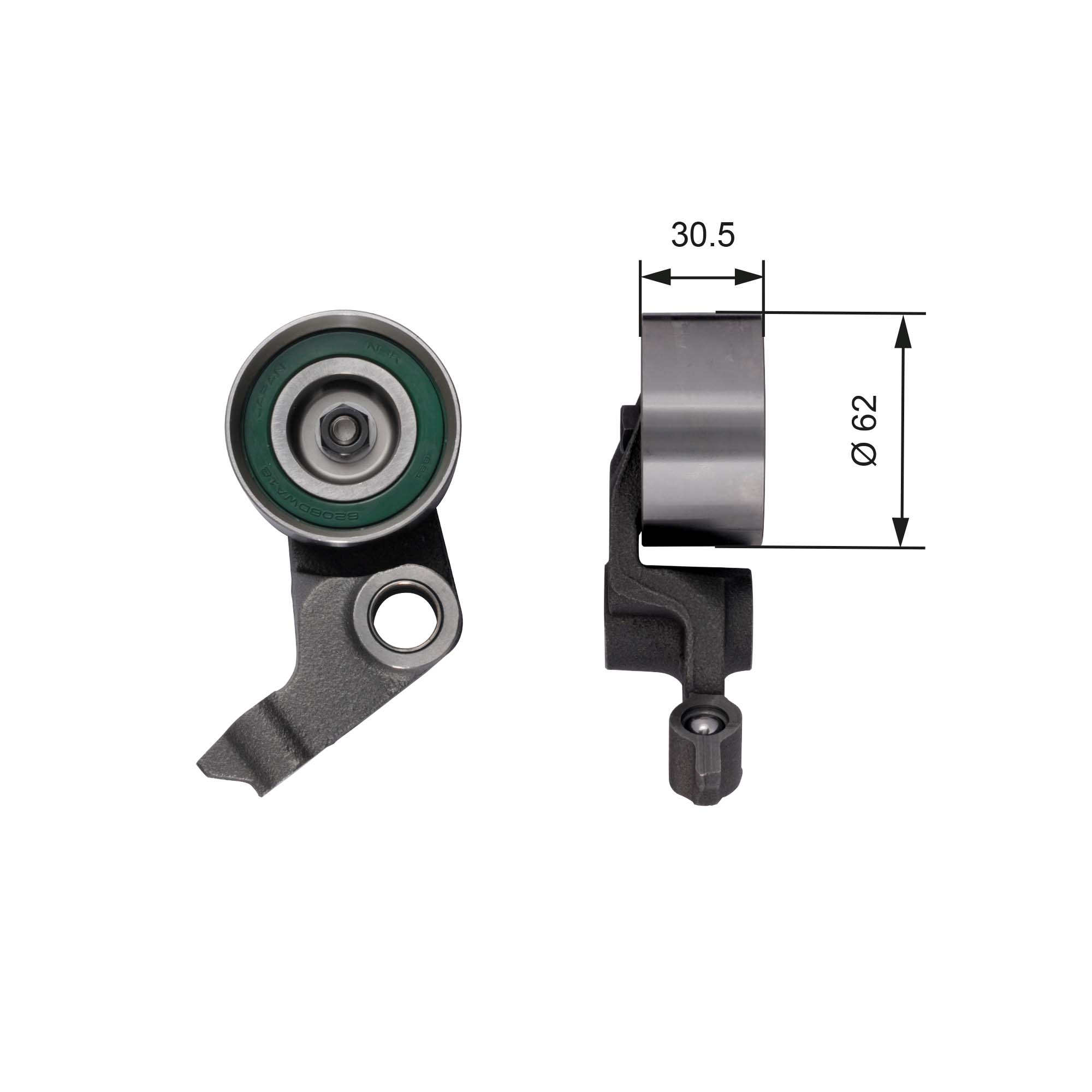 Tensioner Pulley, timing belt - T41280 GATES