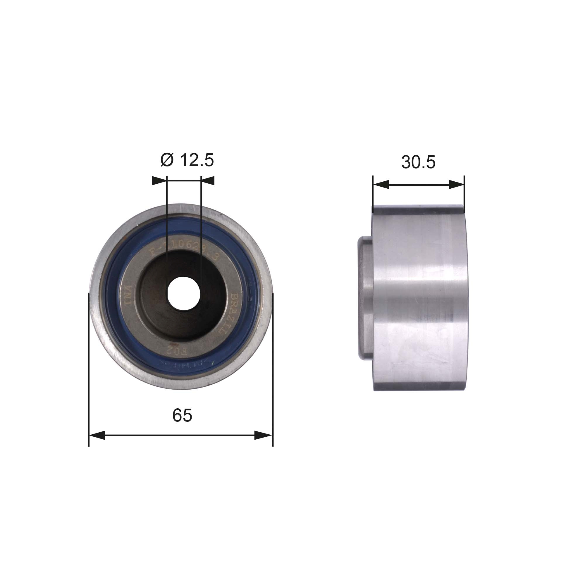 Deflection/Guide Pulley, timing belt - T42061 GATES