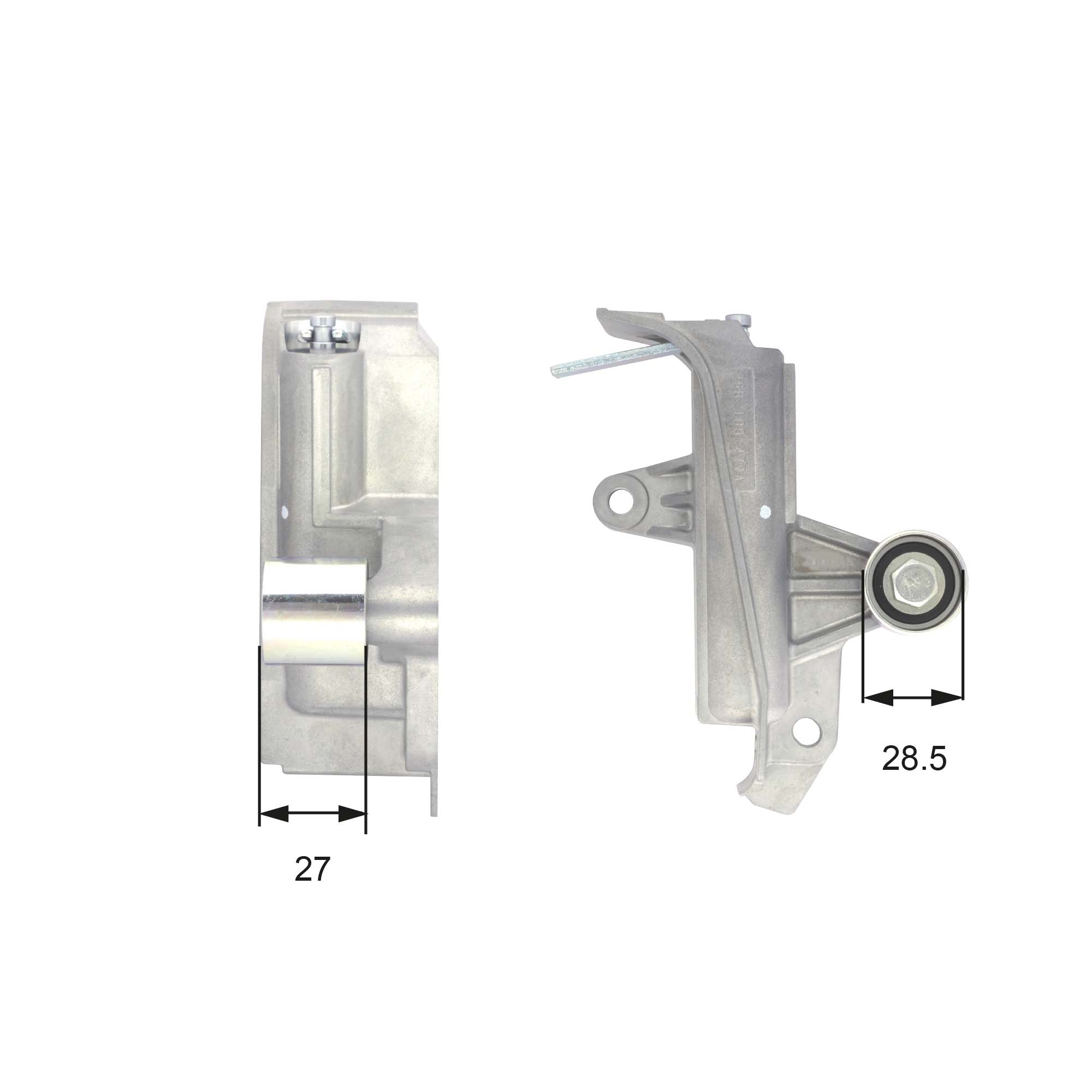 Vibration Damper, timing belt - T43028 GATES