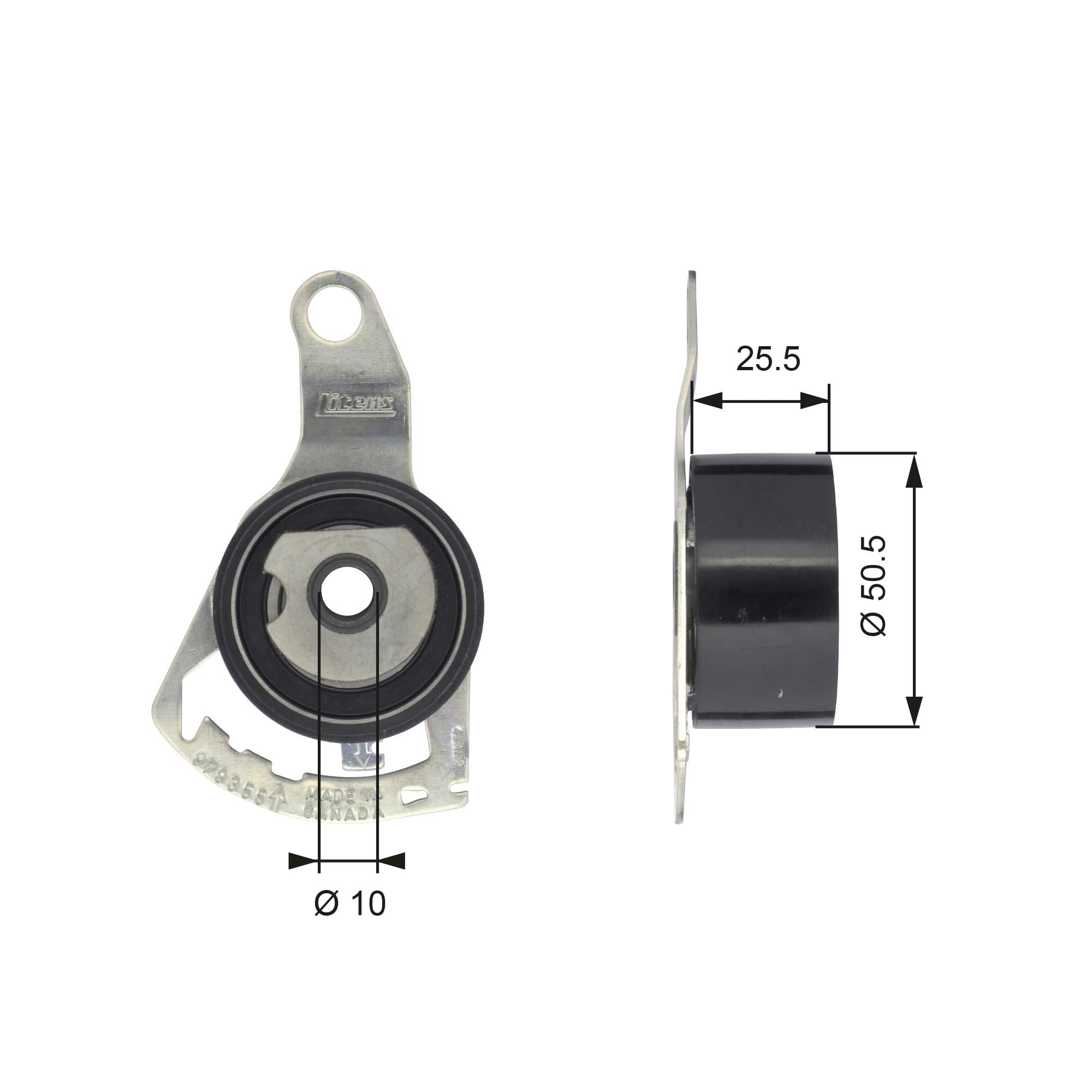 Rullo tenditore, Cinghia dentata - T43056 GATES