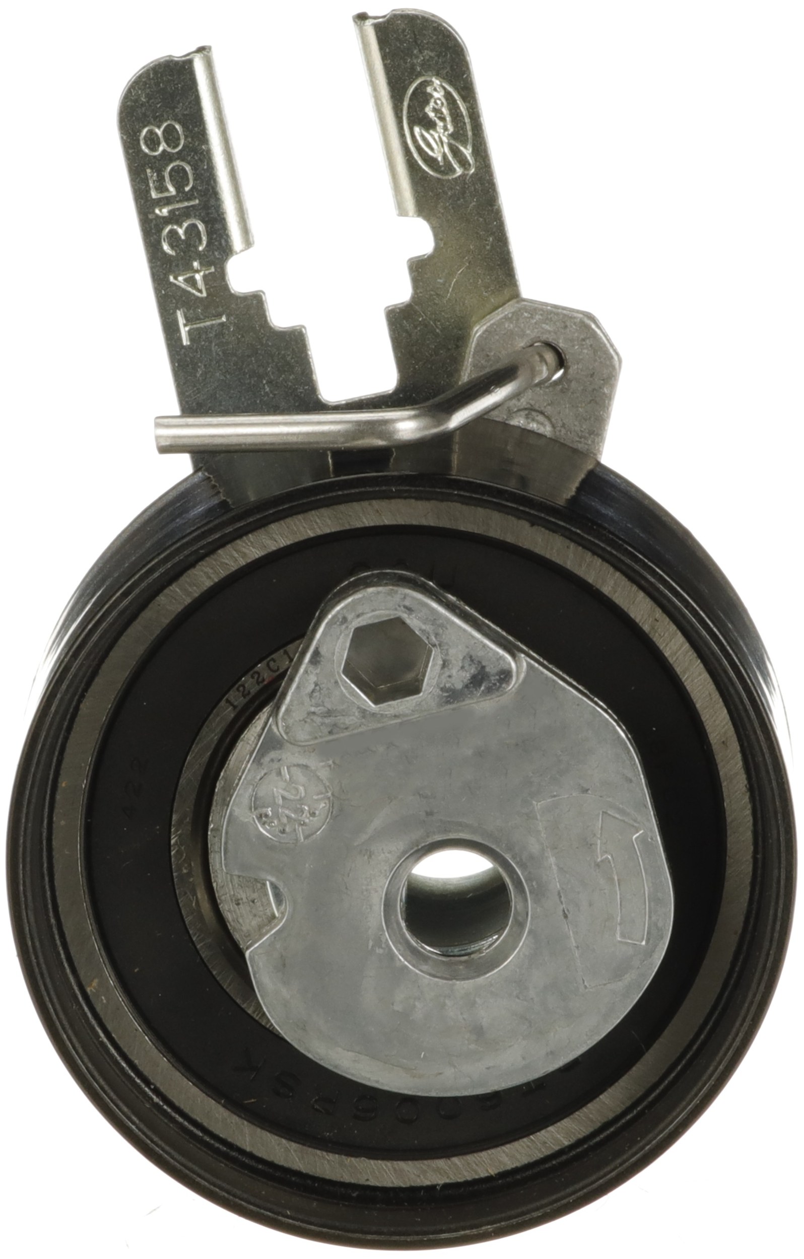 Tensioner Pulley, timing belt - T43158 GATES