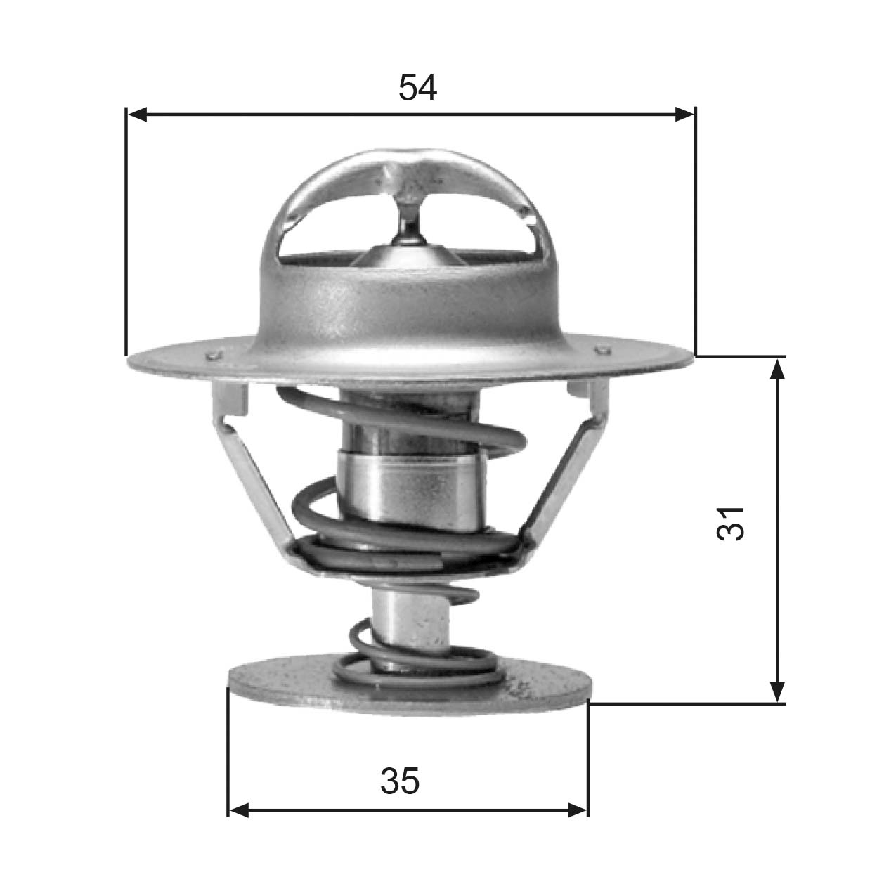 Thermostat, coolant - TH00682G1 GATES