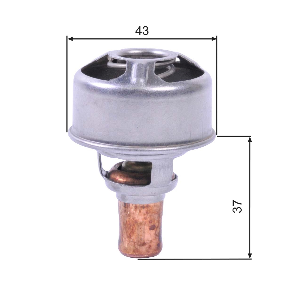 Thermostat, coolant - TH01483 GATES