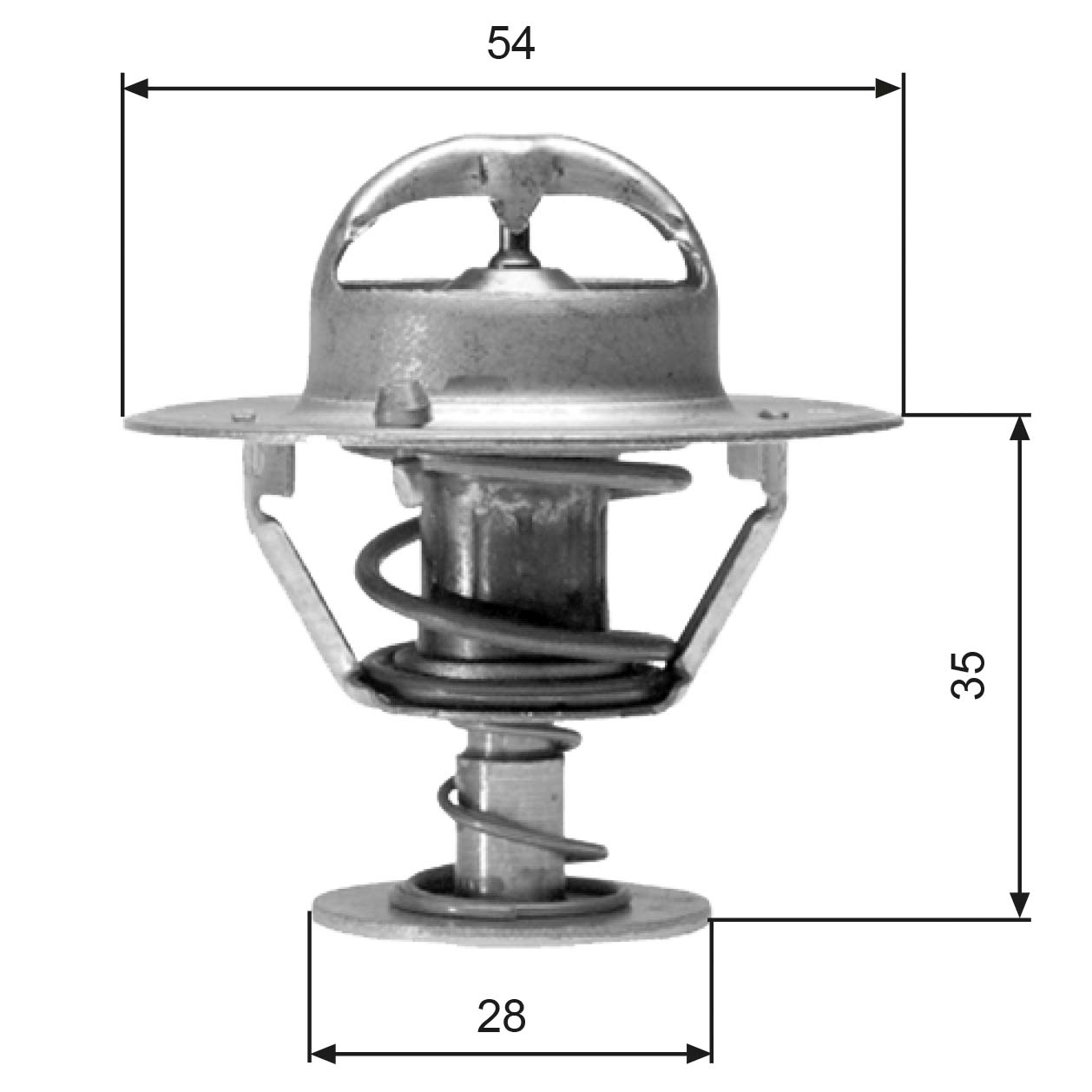 Thermostat, coolant - TH04277 GATES