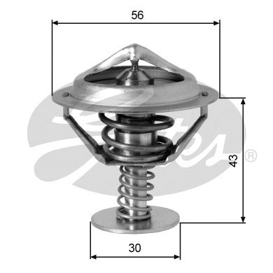 Termostato, Refrigerante - TH05382G1 GATES