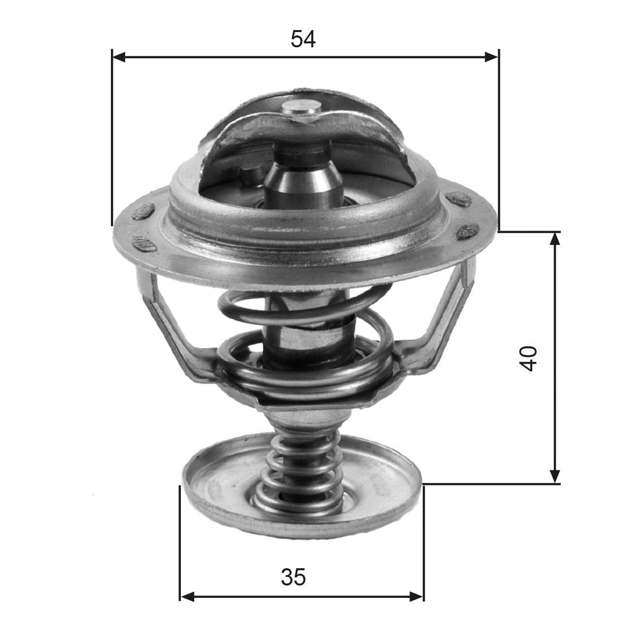 Thermostat, coolant - TH06082G1 GATES