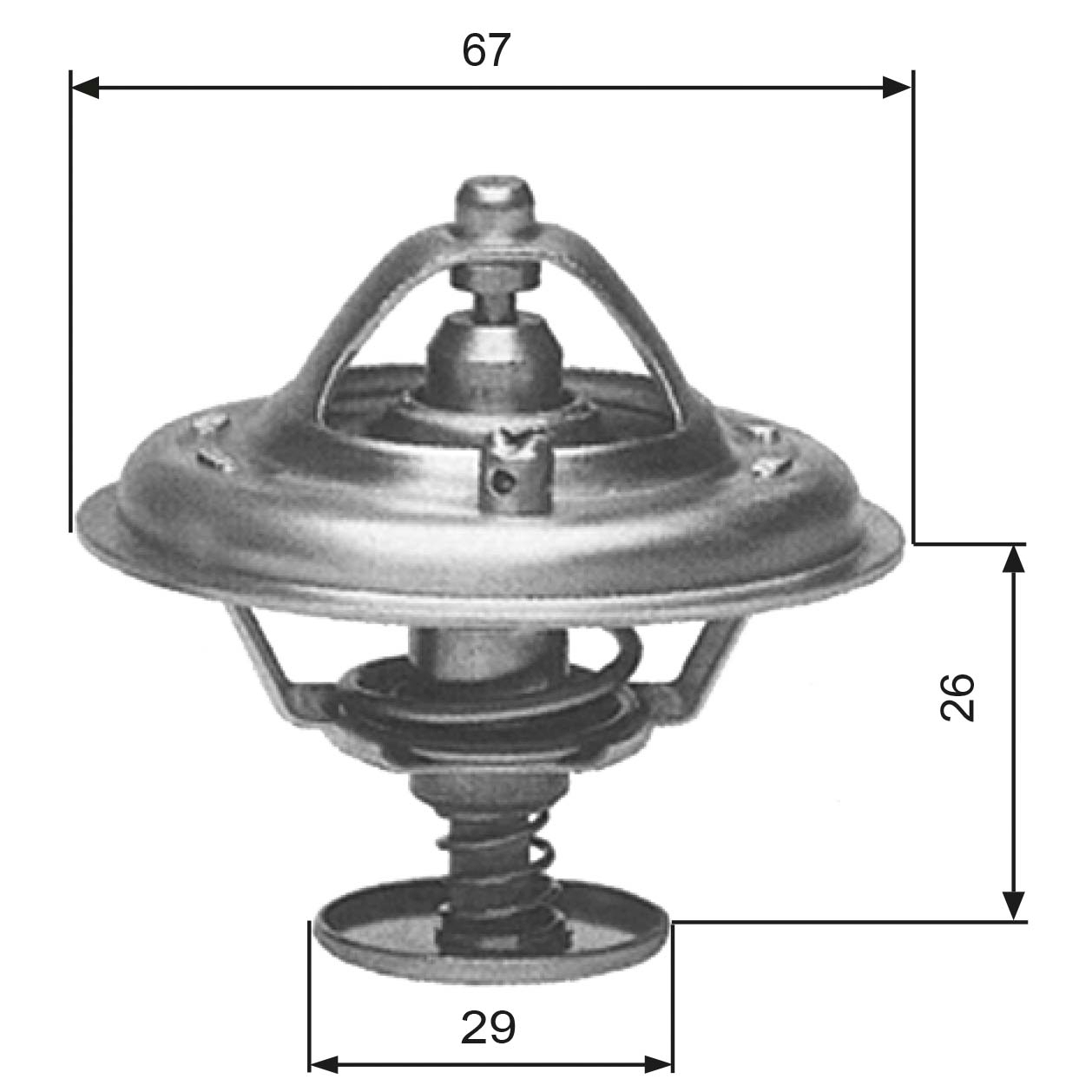 Thermostat, coolant - TH09180G1 GATES