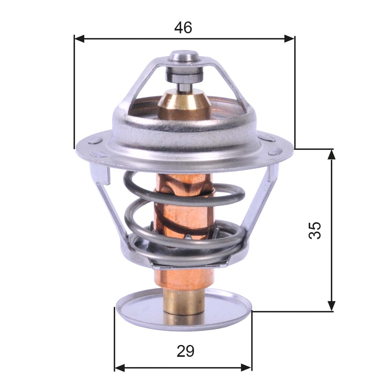 Termostato, Refrigerante - TH10489G1 GATES