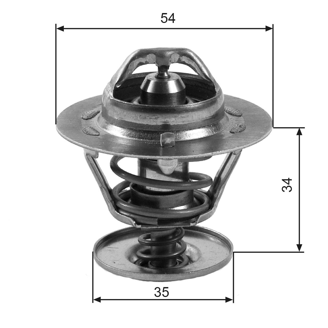 Thermostat, coolant - TH11383G1 GATES