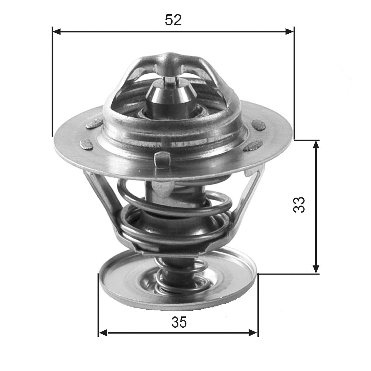 Thermostat, coolant - TH12588G1 GATES