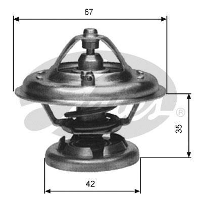Termostato, Refrigerante - TH12685G1 GATES