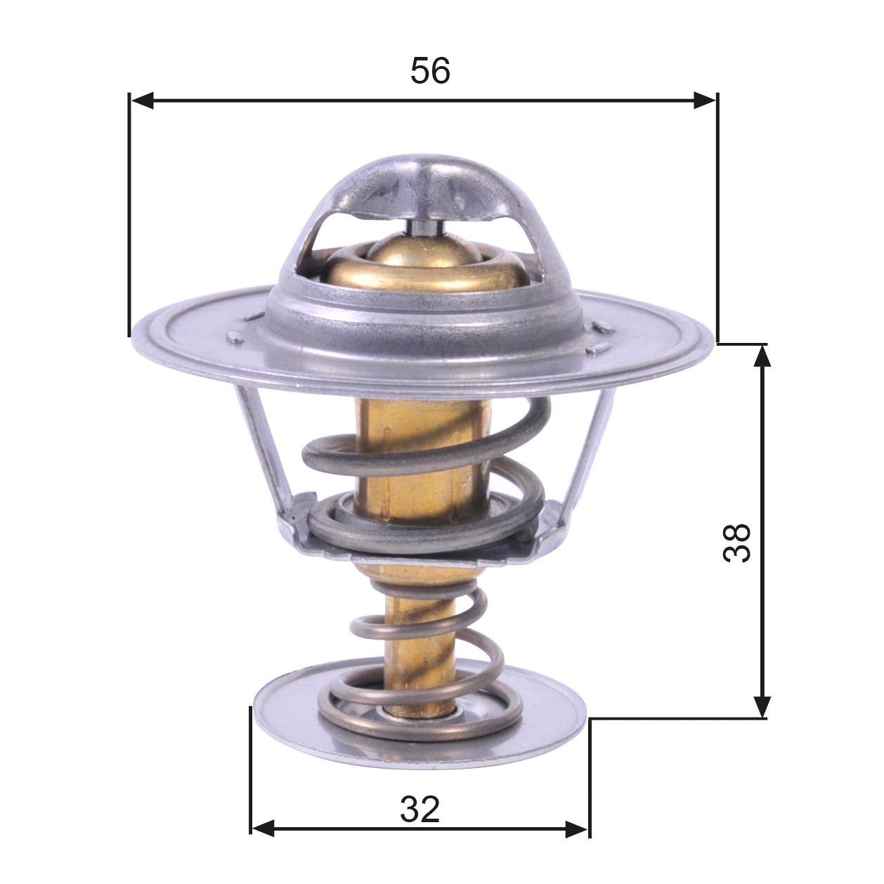 Thermostat, coolant - TH13182G1 GATES