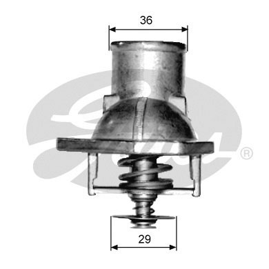 Thermostat, coolant - TH15192G1 GATES
